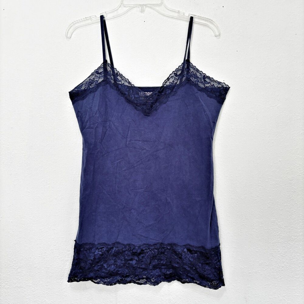 Modbe Womens Y2K Lace Trim Cami Large Cottage Coquette Dainty Indie Fairy Grunge